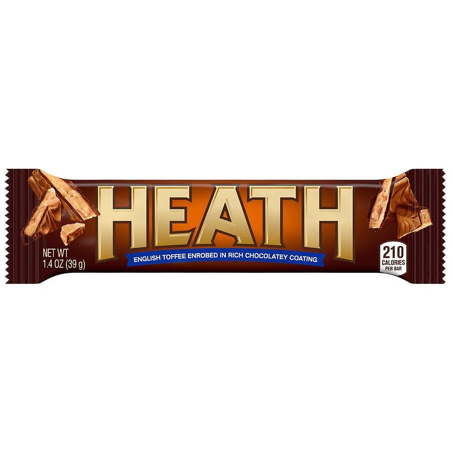 2 Heath English Toffee Bars