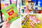 dollar general betty crocker, talenti, mott's 3-photo collage
