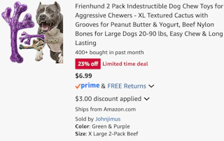 amazon-dog-chew-toys-cart