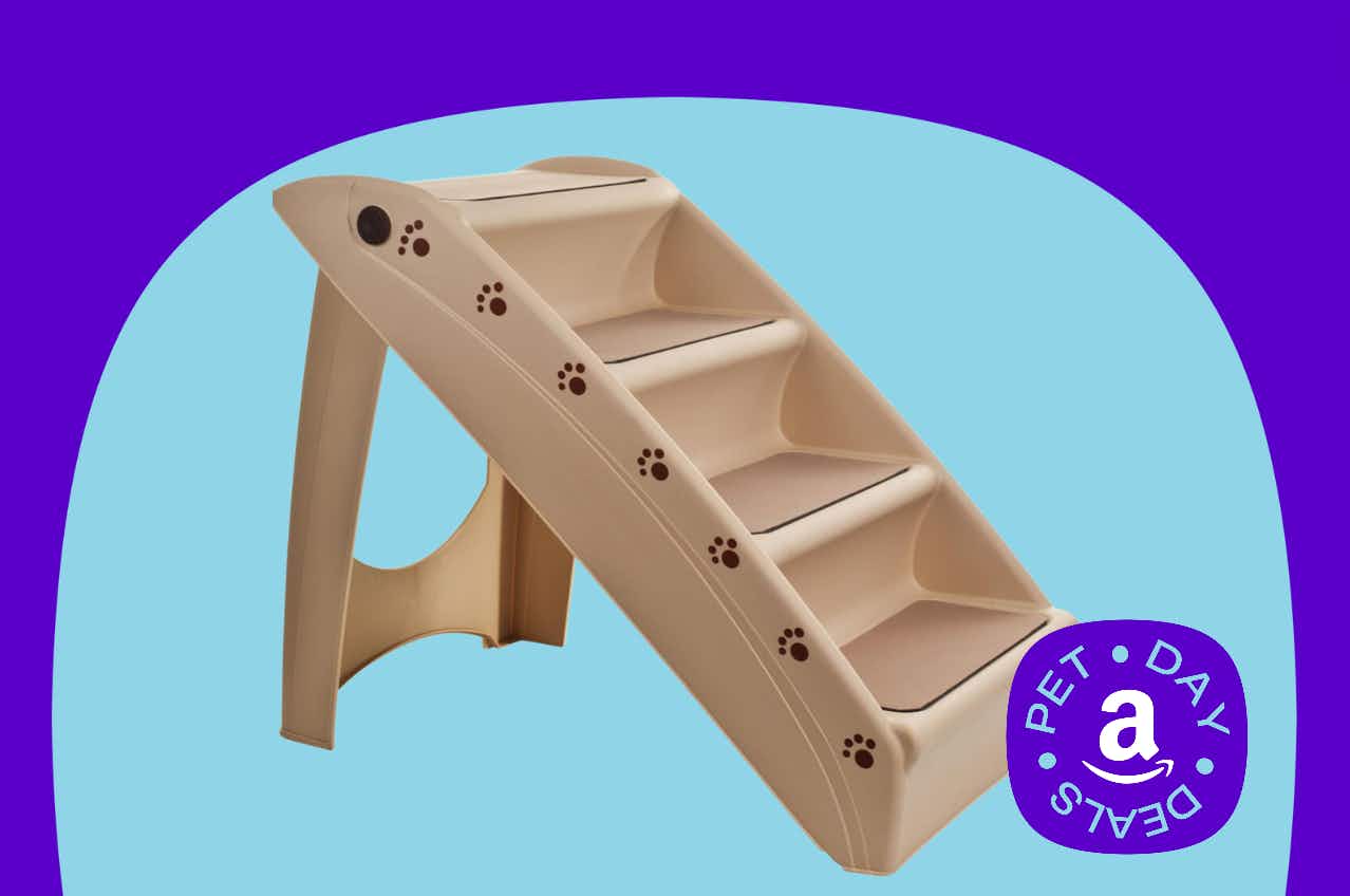 Nonslip Pet Stairs, Just $26.20 During Amazon Pet Day