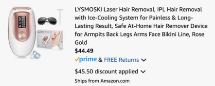 cart laser hair remover