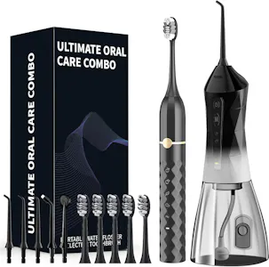 Toothbrush and Flosser Combo