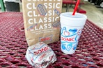 sonic food and drink on a table