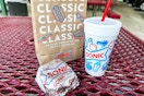 sonic food and drink on a table