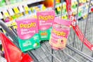shopping cart with pepto products