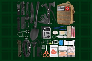 an emergency survival and first aid kit
