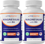 Magnesium with B6 Tablets 2-Pack