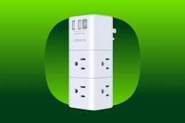 Surge Protector Outlet Extender, Only $7 on Amazon card image