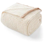 Waffle Knit Throw Blanket