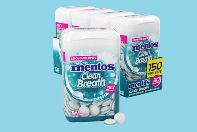 Mentos Mints: Get 8 Packs for as Low as $7.72 on Amazon ($0.97 Each) card image