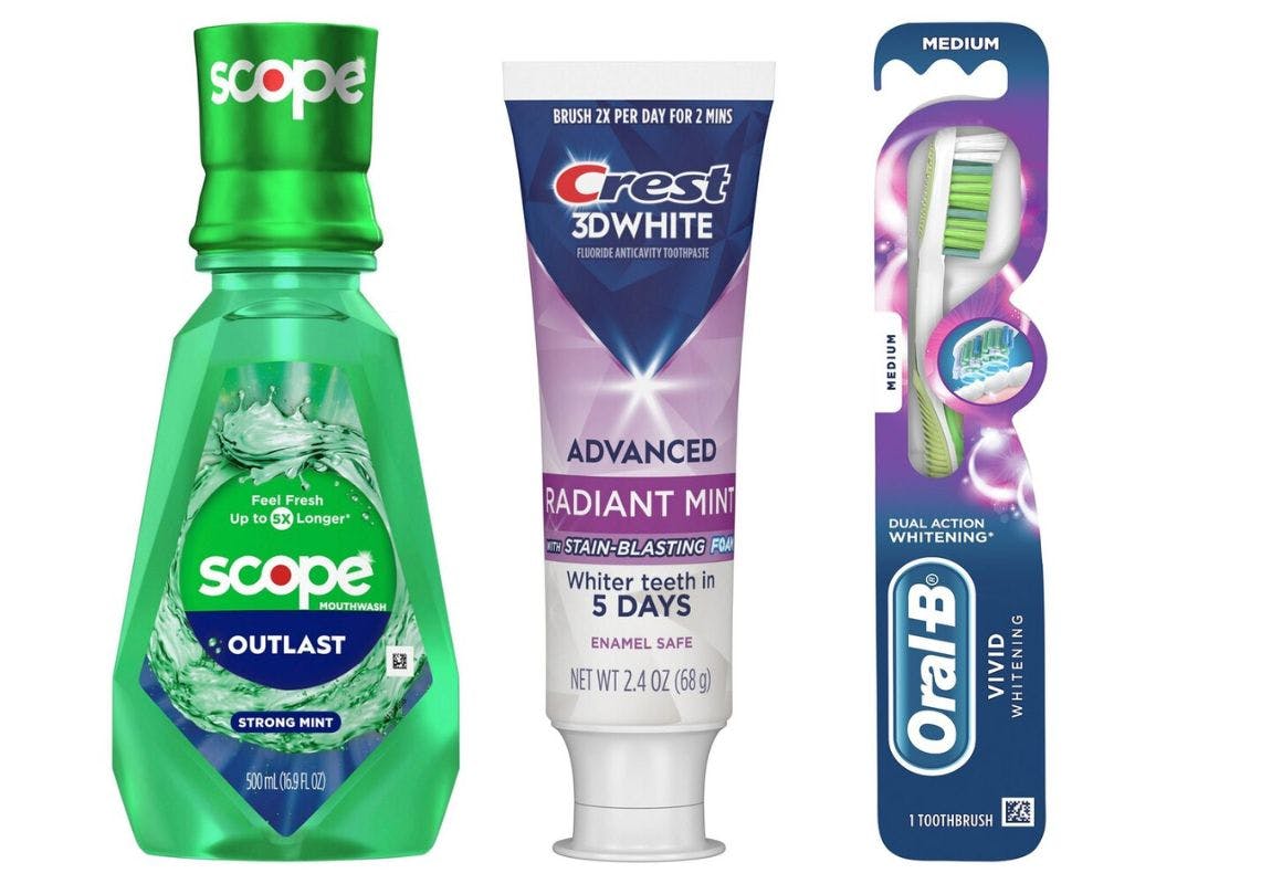 3 Crest and Oral-B Products