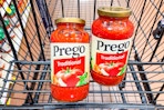 prego sauce in shopping cart