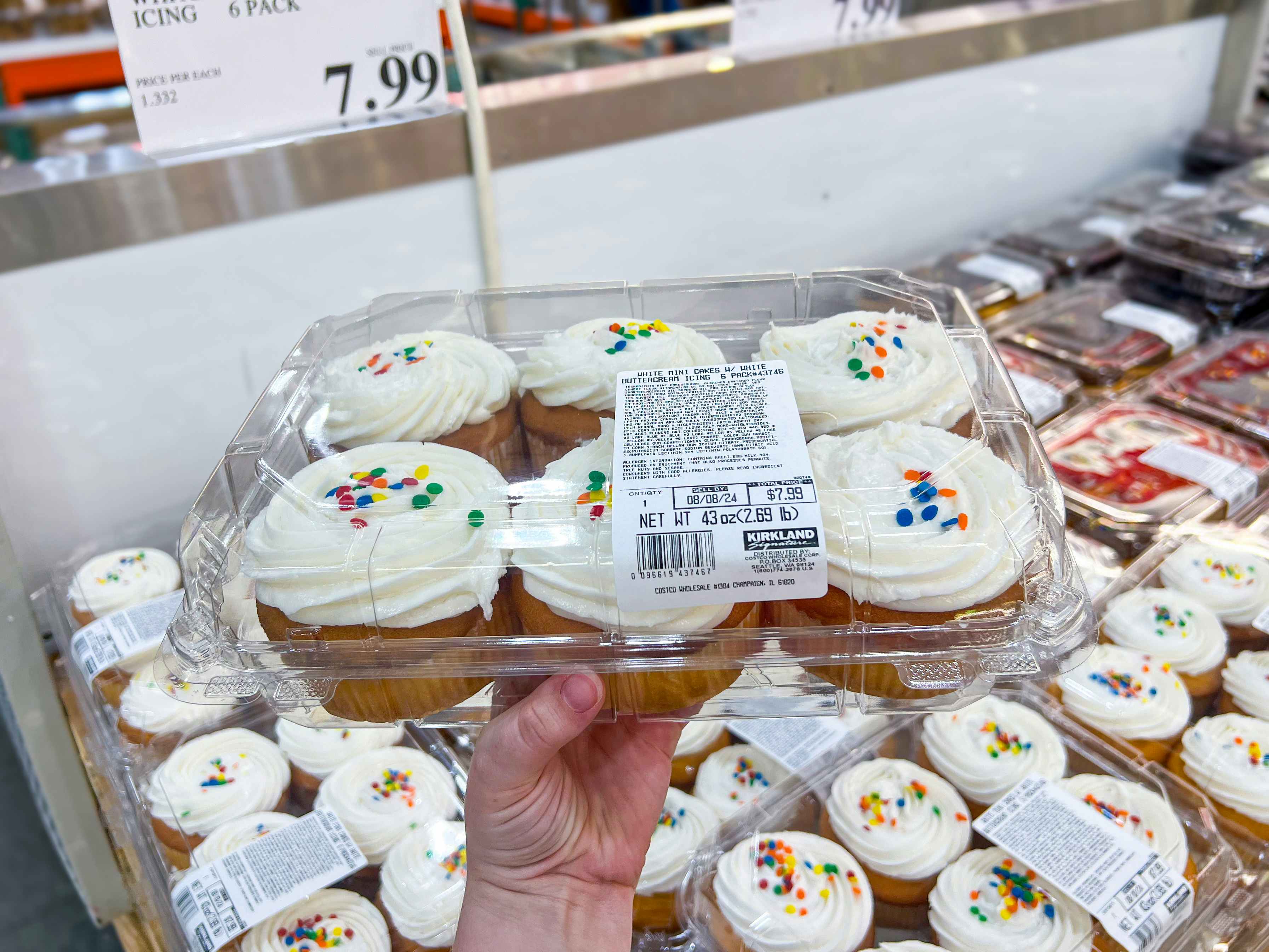 costco kirkland signature giant sprinkle cupcakes 4