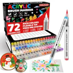 72 Colors Acrylic Paint Markers
