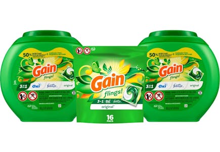 3 Gain Flings Containers (100 Loads)