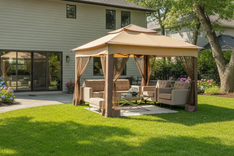 Pop Up Gazebo With Mosquito Netting Just deal at AliExpress