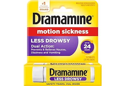 2 Dramamine Tablets