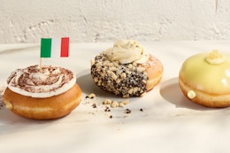 Krispy Kreme Rewards Members Get a FREE Donut With Purchase Through Aug. 1 card image