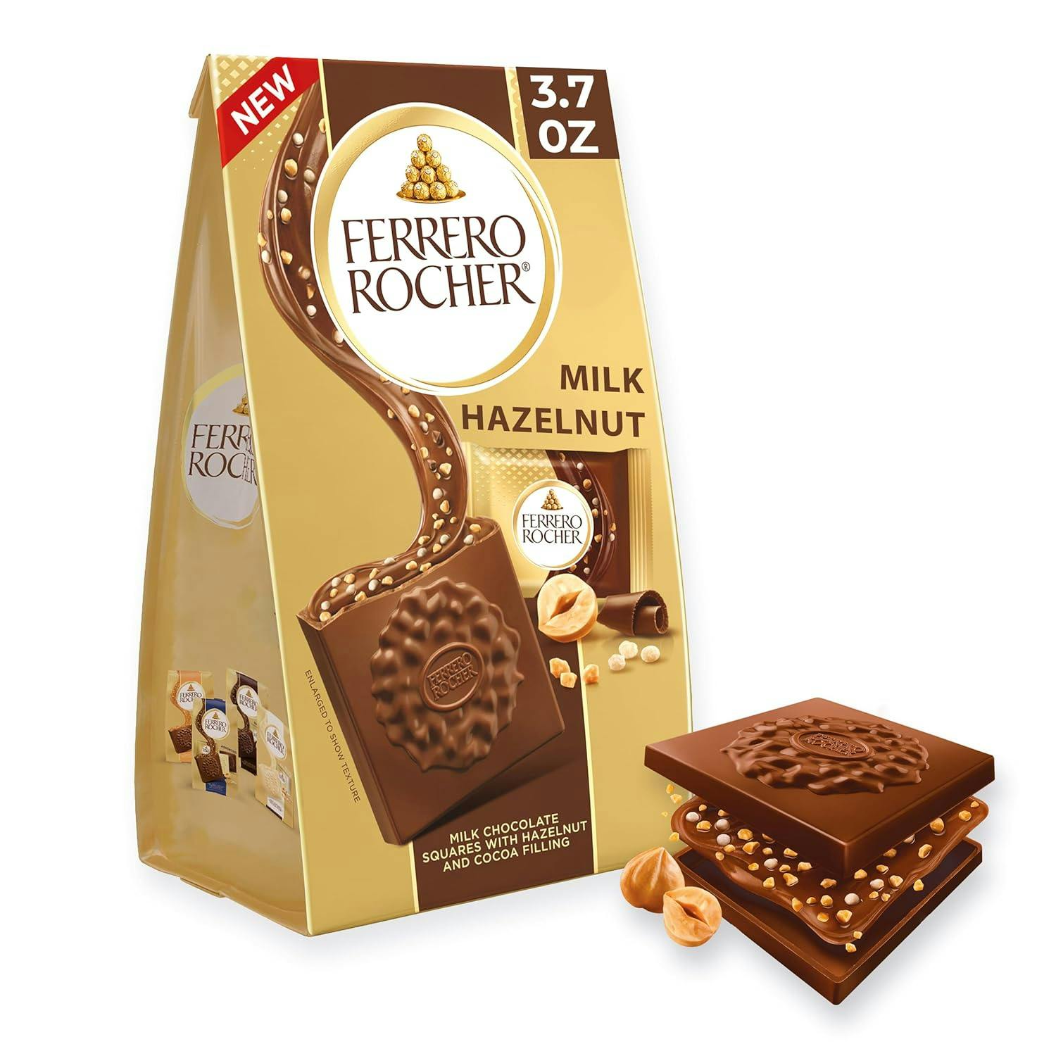 2 Ferrero Rocher Milk Hazelnut Bags 