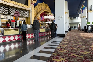 Snack bar at a movie theater in San Francisco