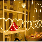 Heart-Shaped String Lights