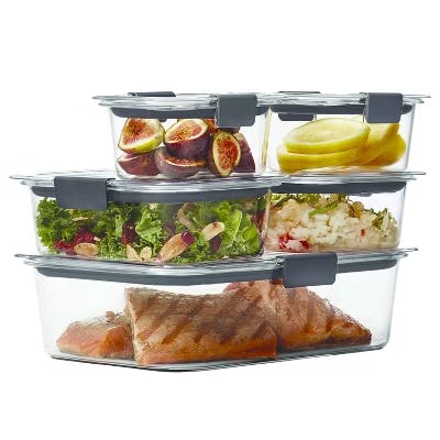 Rubbermaid Brilliance Storage Set
