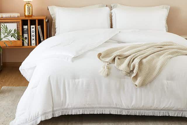 Boho Tassel Comforter Set, Only $12.99 on Amazon (Save 50%) card image