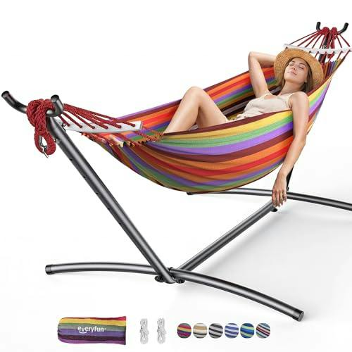 Double Hammock with Stand