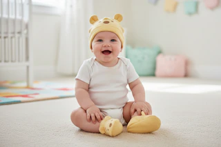 target winnie the pooh hat and booties set
