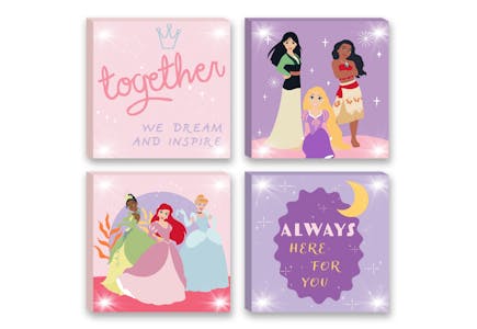 Disney Canvas Wall Art Set