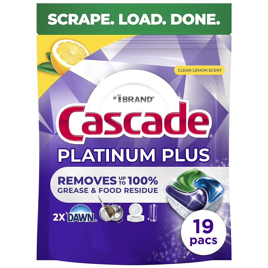 2 Cascade Dishwasher Pacs Bags