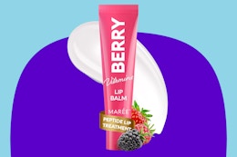 MAREE Lip Balm Hydrating on a blue background.