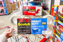 Scotch Heavy-Duty Shipping Tape 8-Pack, Only $19.99 at Costco card image