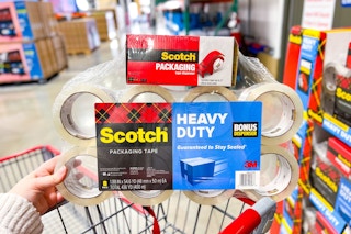 costco scotch heavy duty tape on cart
