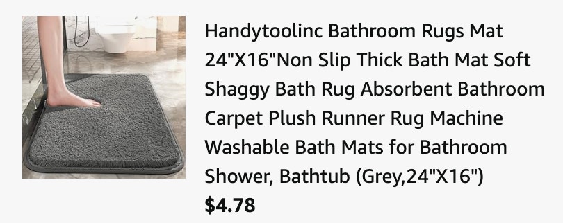 bath mat