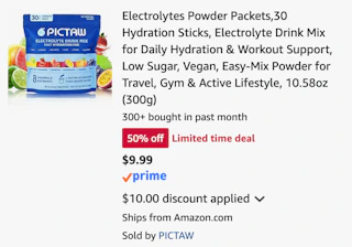 Amazon Electrolyte Drink Mix 2026 2