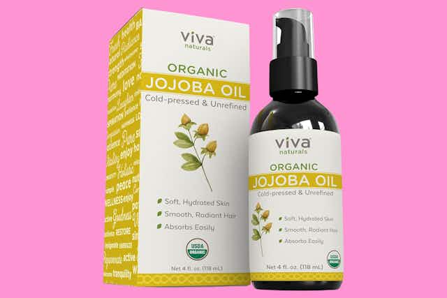 Viva Naturals Organic Jojoba Oil, as Low as $8.49 on Amazon card image