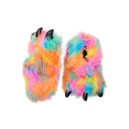 George Men's Fur Novelty Slippers