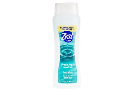 6 Zest Body Washes