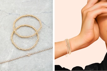 Walmart Time and Tru women's initial letter bracelet set