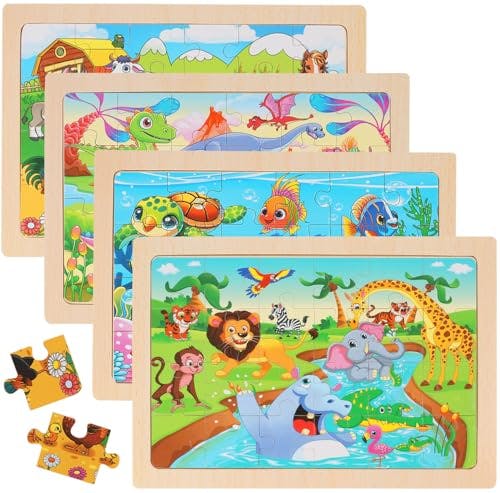 Kids' Puzzles 4-Pack