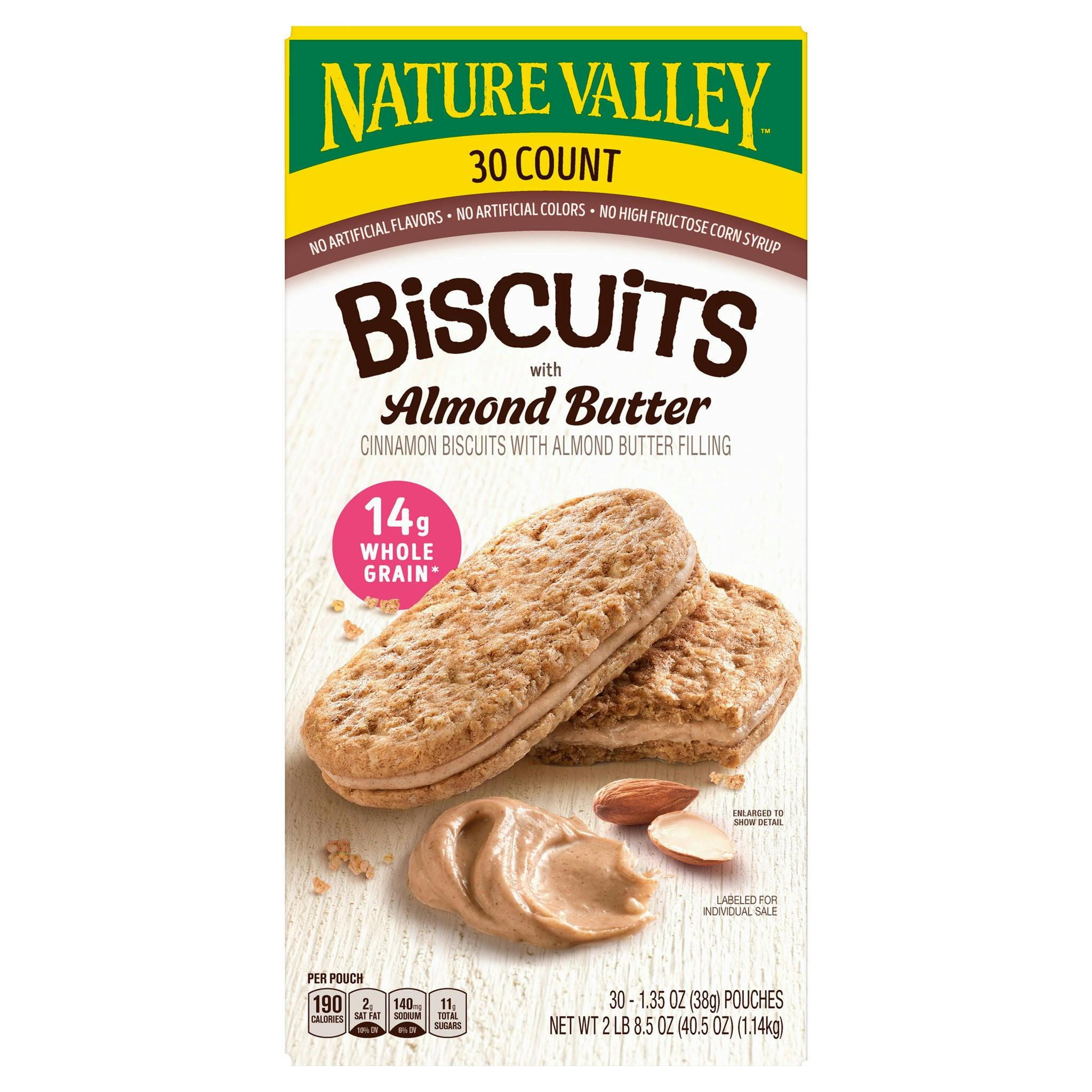 Nature Valley Almond Butter Biscuits Box