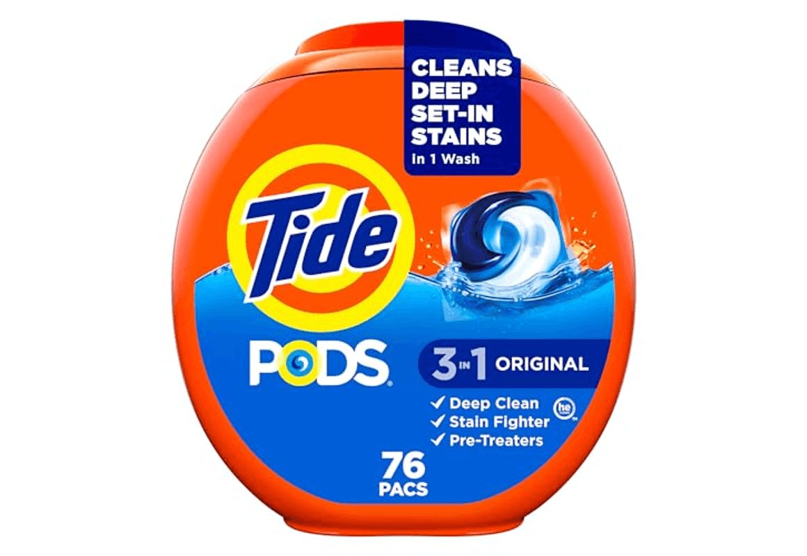 4 Tide Pods Tubs