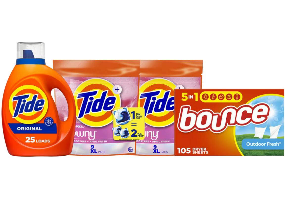 4 P&G Laundry Products