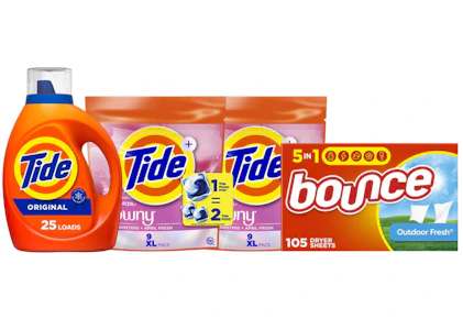 4 P&G Laundry Products