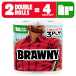 2 Brawny Paper Towels Packs
