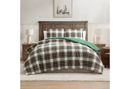 Hallmark Flannel Comforter Set