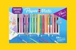 Paper Mate 24-Count Felt Tip Pens Gift Set, Only $17.09 at Target card image