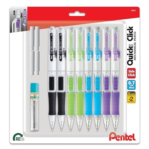 Pentel Quick Click Pencils 8-Pack