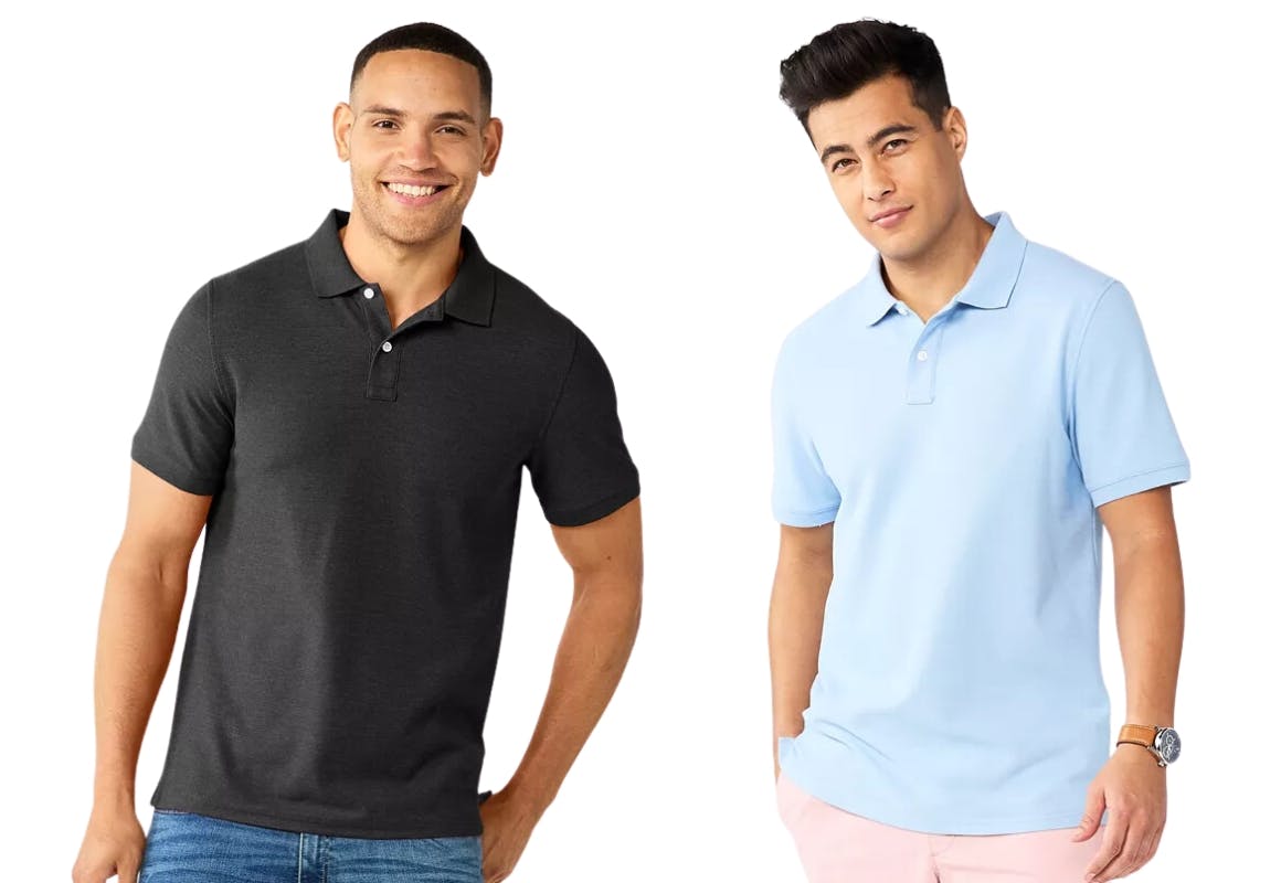 2 Sonoma Goods For Life Men's Polos